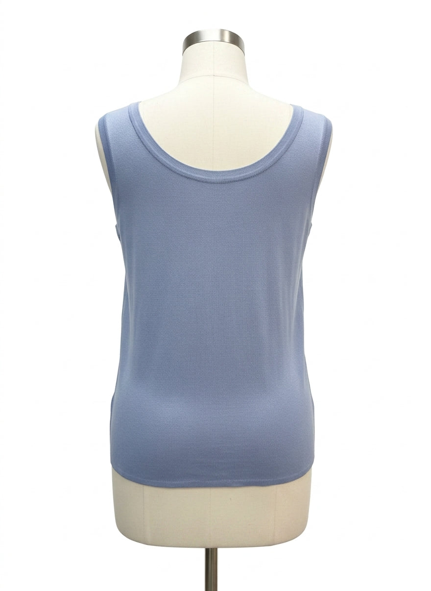 Misook · Tank Top · Medium · Light Blue