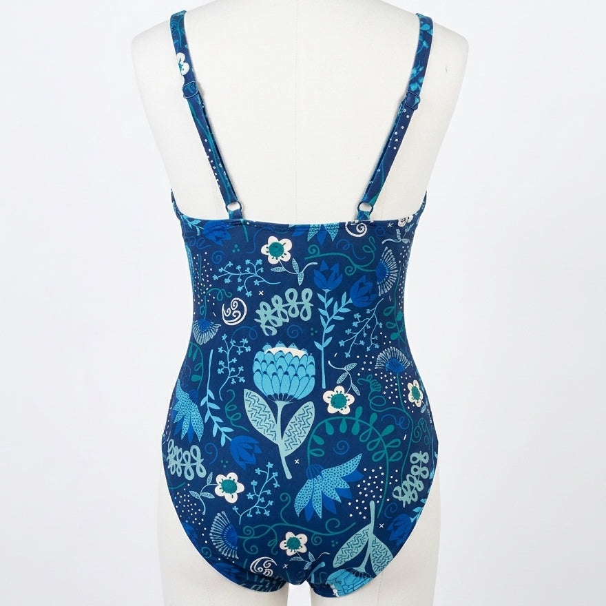 Gudrun Sjödén · Swim · Small · NavyFloral