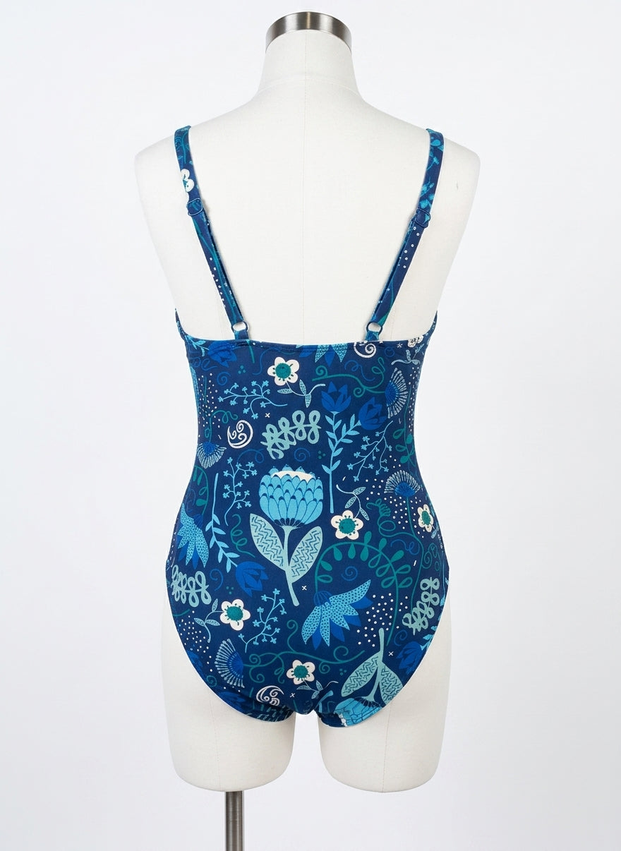 Gudrun Sjödén · Swim · Small · NavyFloral