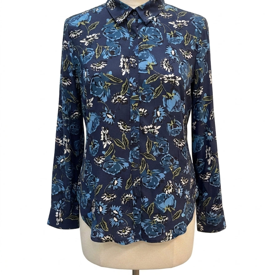 On 34th · Shirt · Medium · NavyFloral