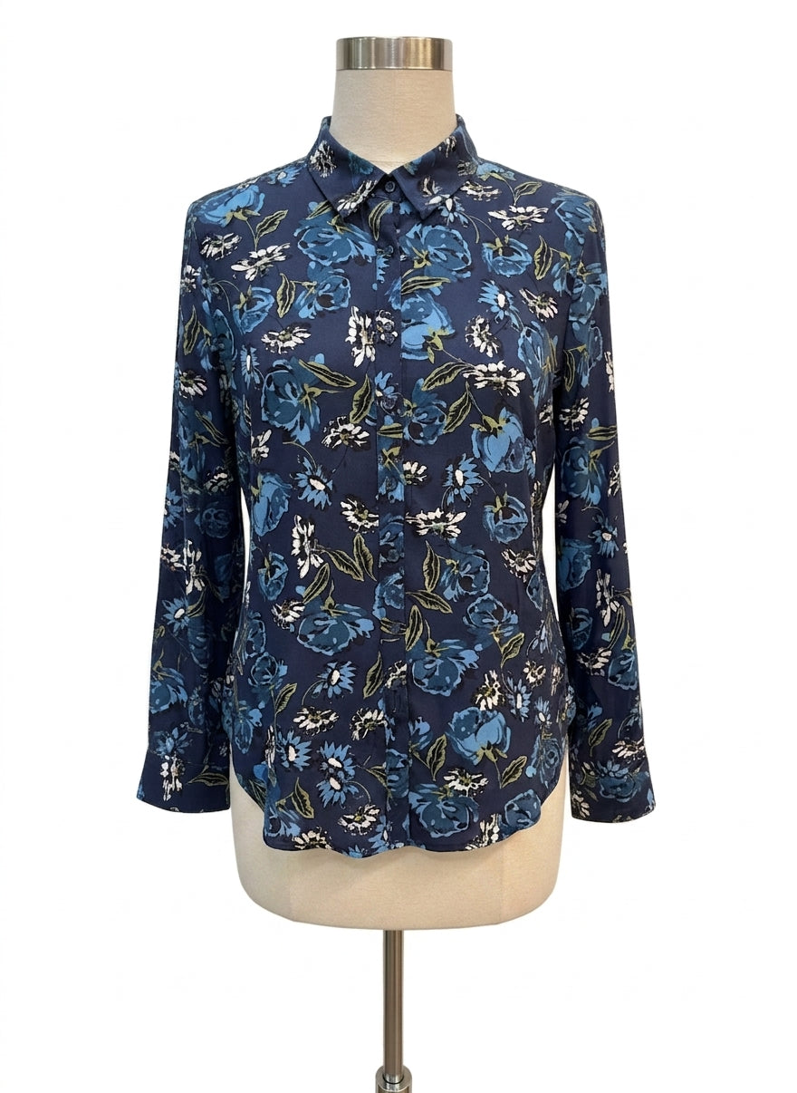 On 34th · Shirt · Medium · NavyFloral