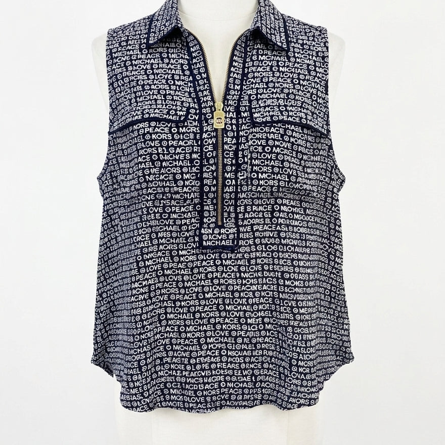 Michael Kors · Peace-Love-Micheal Kors · Large · Navy/White