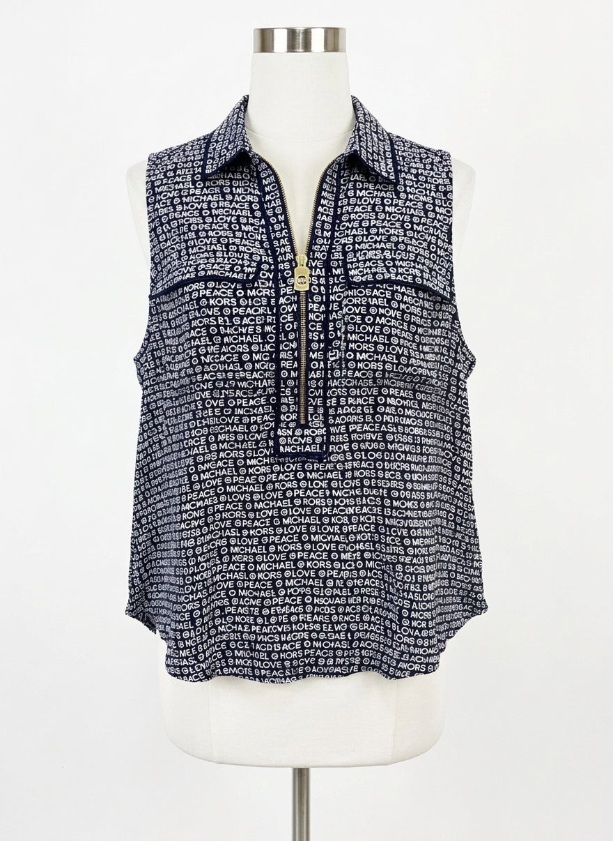 Michael Kors · Peace-Love-Micheal Kors · Large · Navy/White
