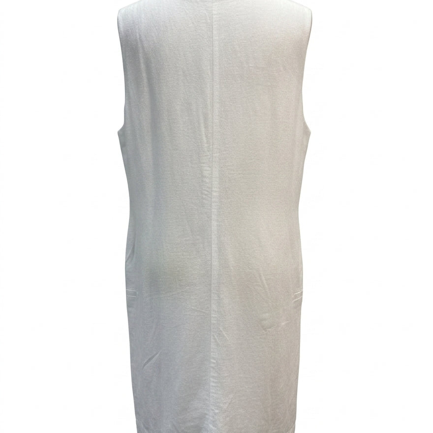 Banana Republic · Tie Back Dress w/ Buttons · XLarge · White