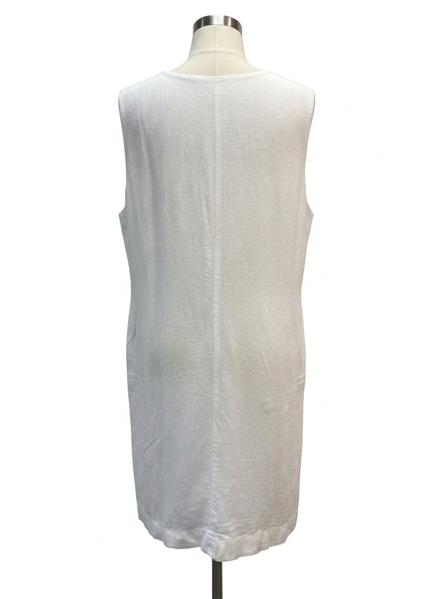Banana Republic · Tie Back Dress w/ Buttons · XLarge · White