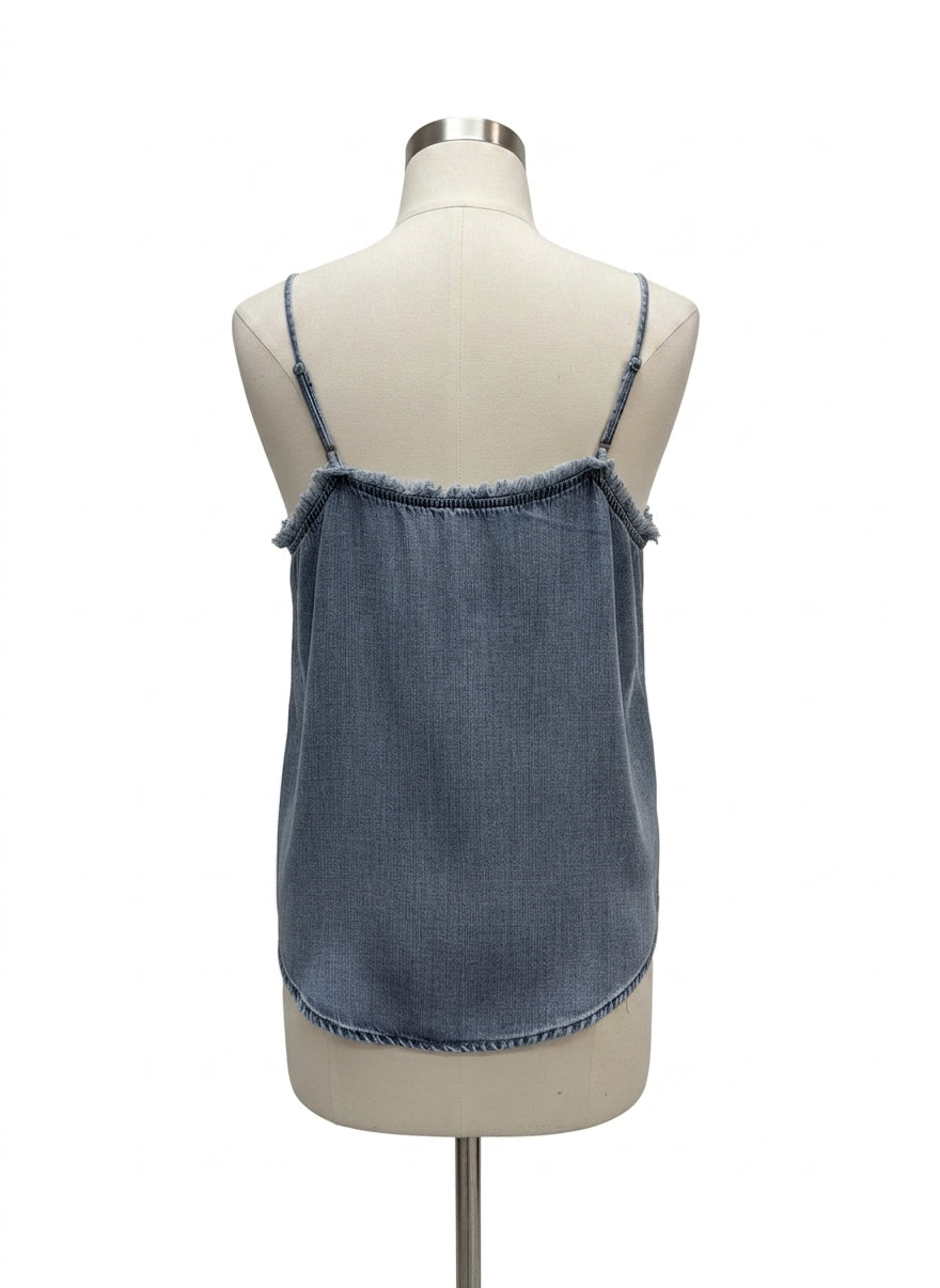 Velvet Heart · Tank Top · Medium · Chambray