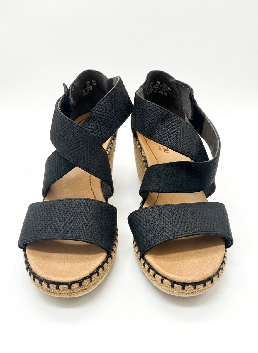 Dr. Scholl's · Vacay wedge · 9 · Black/Tan