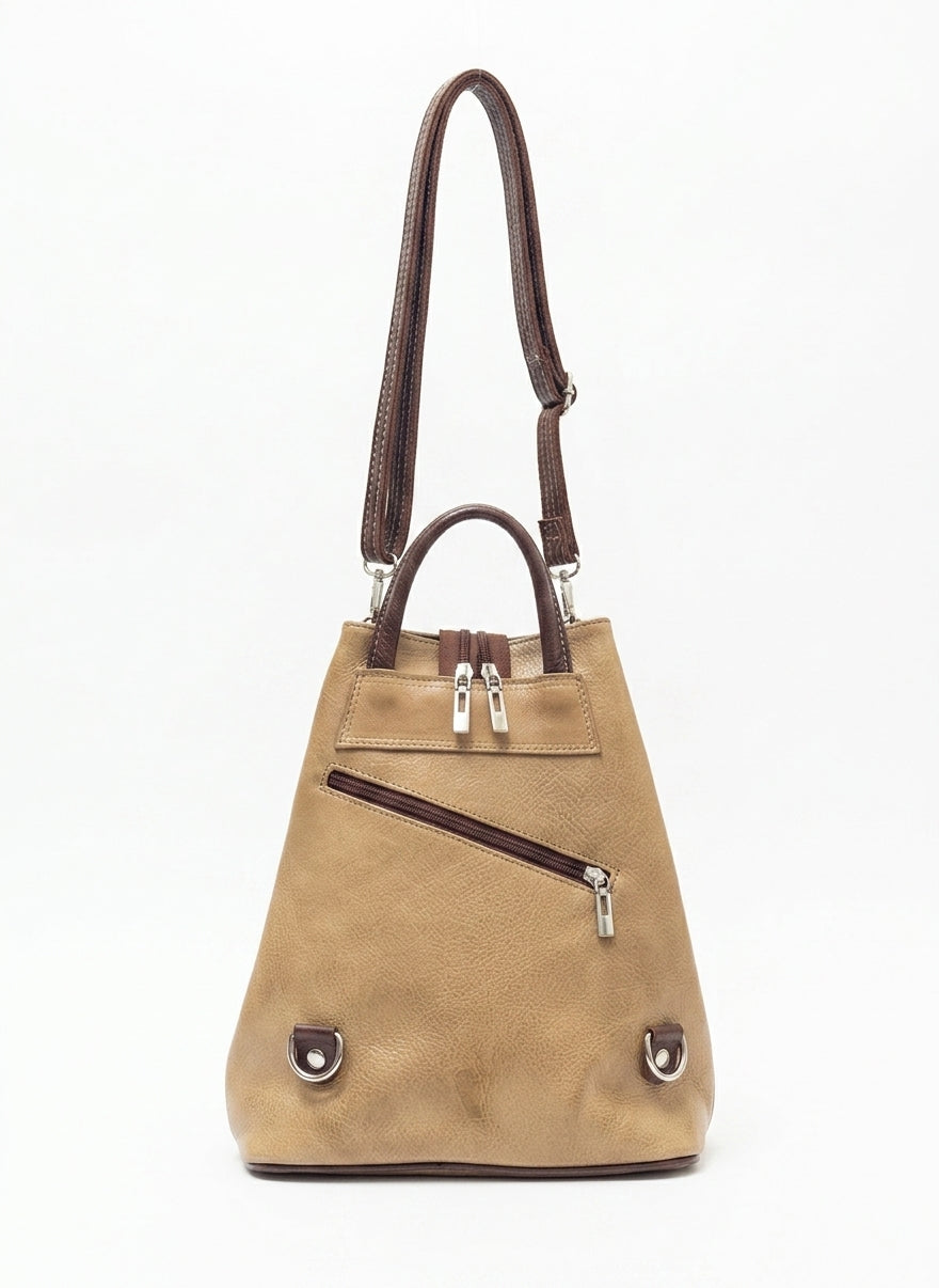 Vera Pelle · Handbag · Backpack · TanBrown