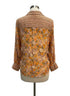 Democracy · Orange Floral Pleate · Medium · Orange Floral