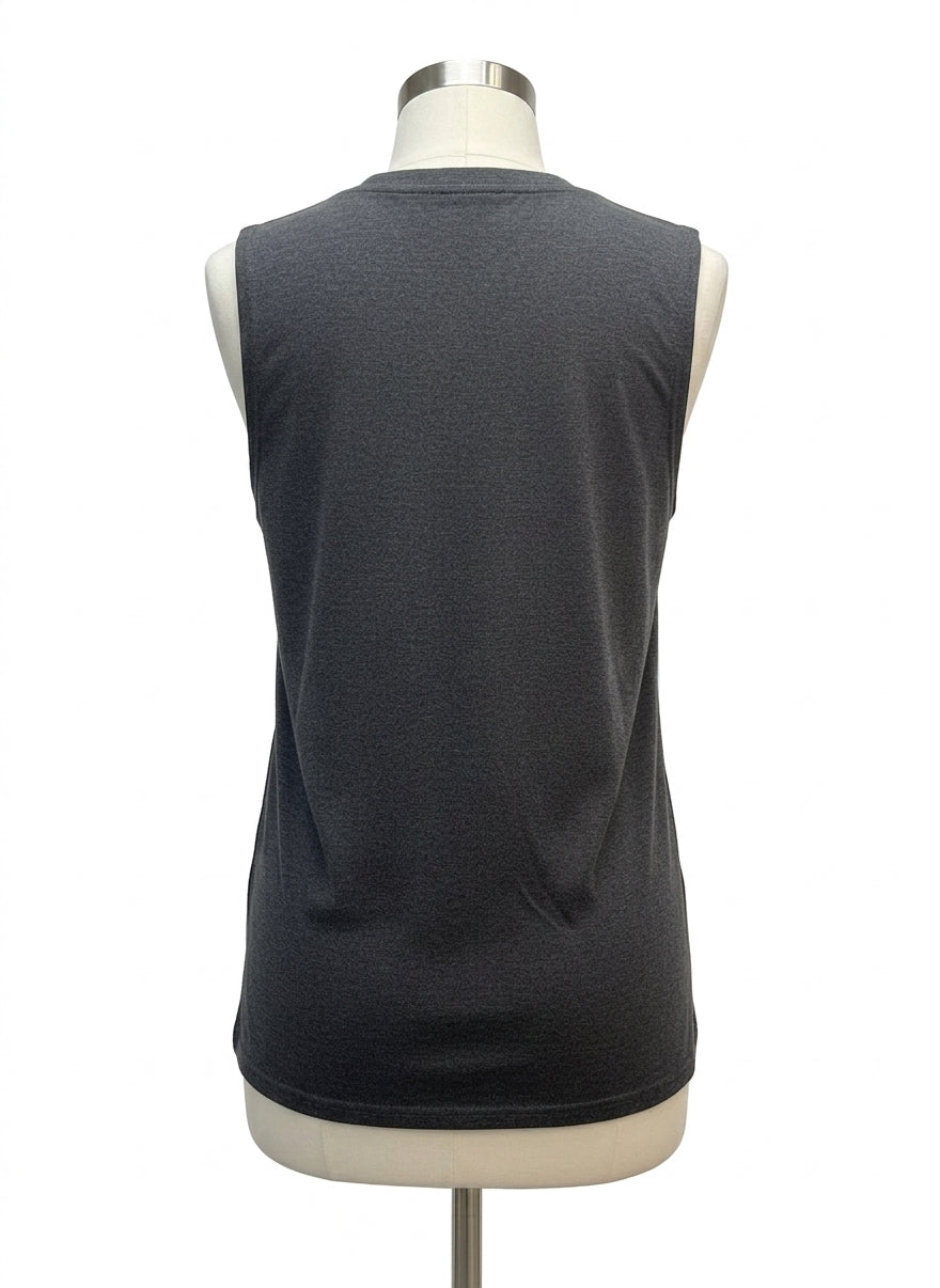 TCR · Boat Waves Sun Rays Lake Days Sleeveless Top · Large · Grey