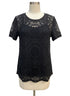 Sundance · Boho Chic Top · Medium · Black