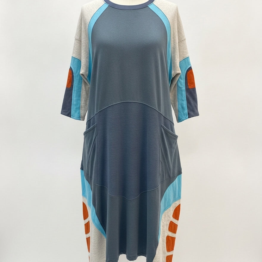 Flood Clothing Narrative-Everyone's Friend · Large · Ocean Multi