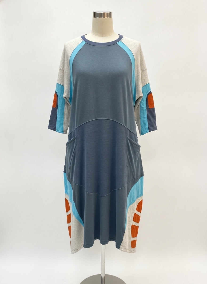 Flood Clothing Narrative-Everyone's Friend · Large · Ocean Multi