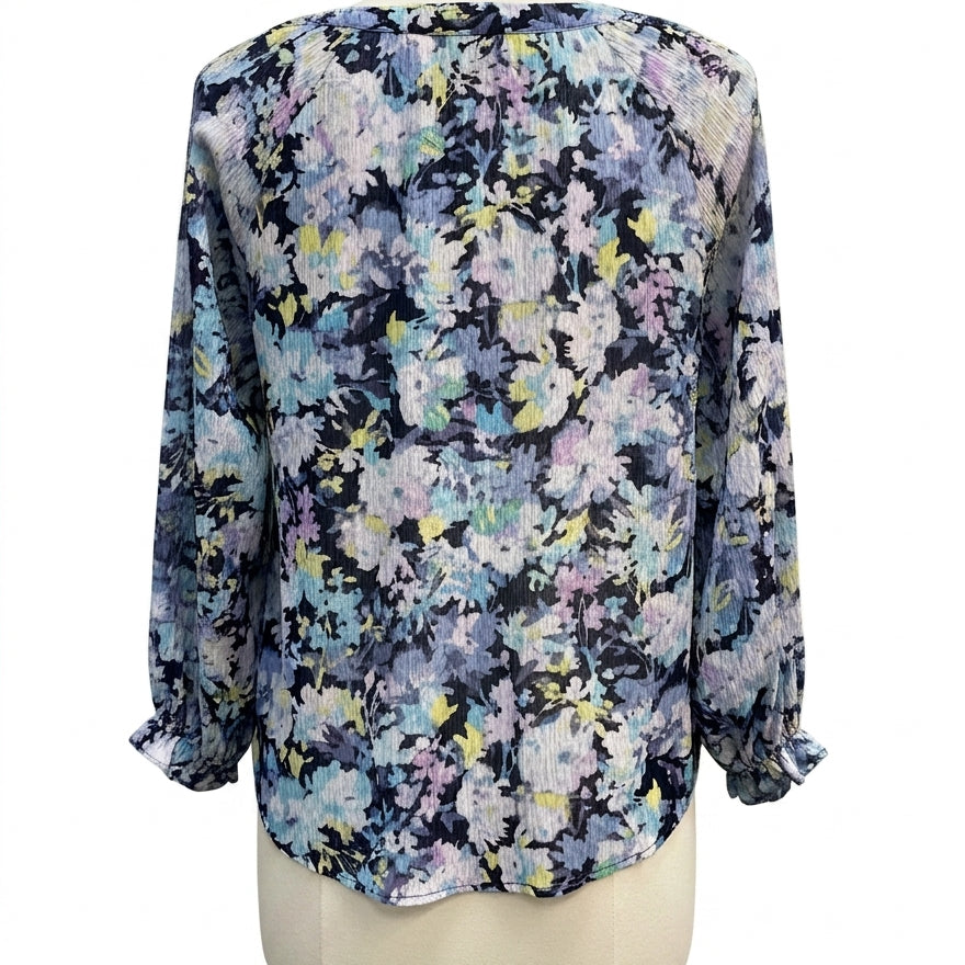 Counterparts · Blouse · XLarge · BluePurp Floral