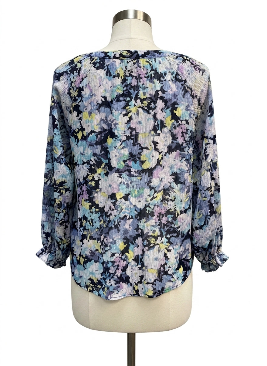 Counterparts · Blouse · XLarge · BluePurp Floral