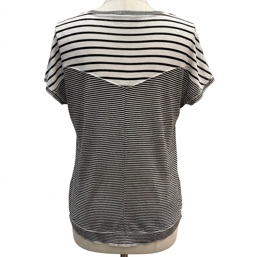 Soft Surroundings · Tunic Top · Small · BlackWhite