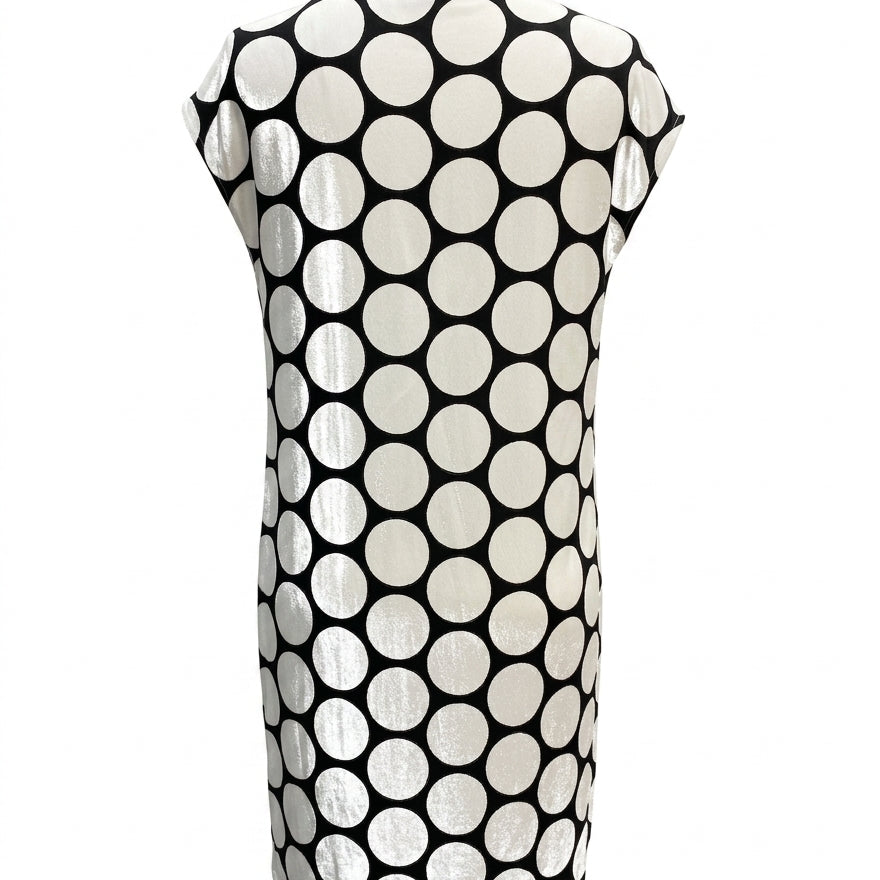 Dixie · Cap Sleeve Dress · Medium · CreamBlk