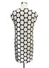 Dixie · Cap Sleeve Dress · Medium · CreamBlk