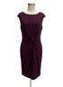 Ralph Lauren · Sleeveless Dress Twist front detail · 18 · BlackBurgundy