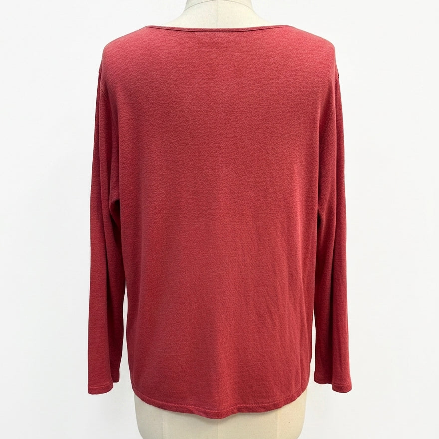 Garnet Hill · Shirt · Medium · Rouge