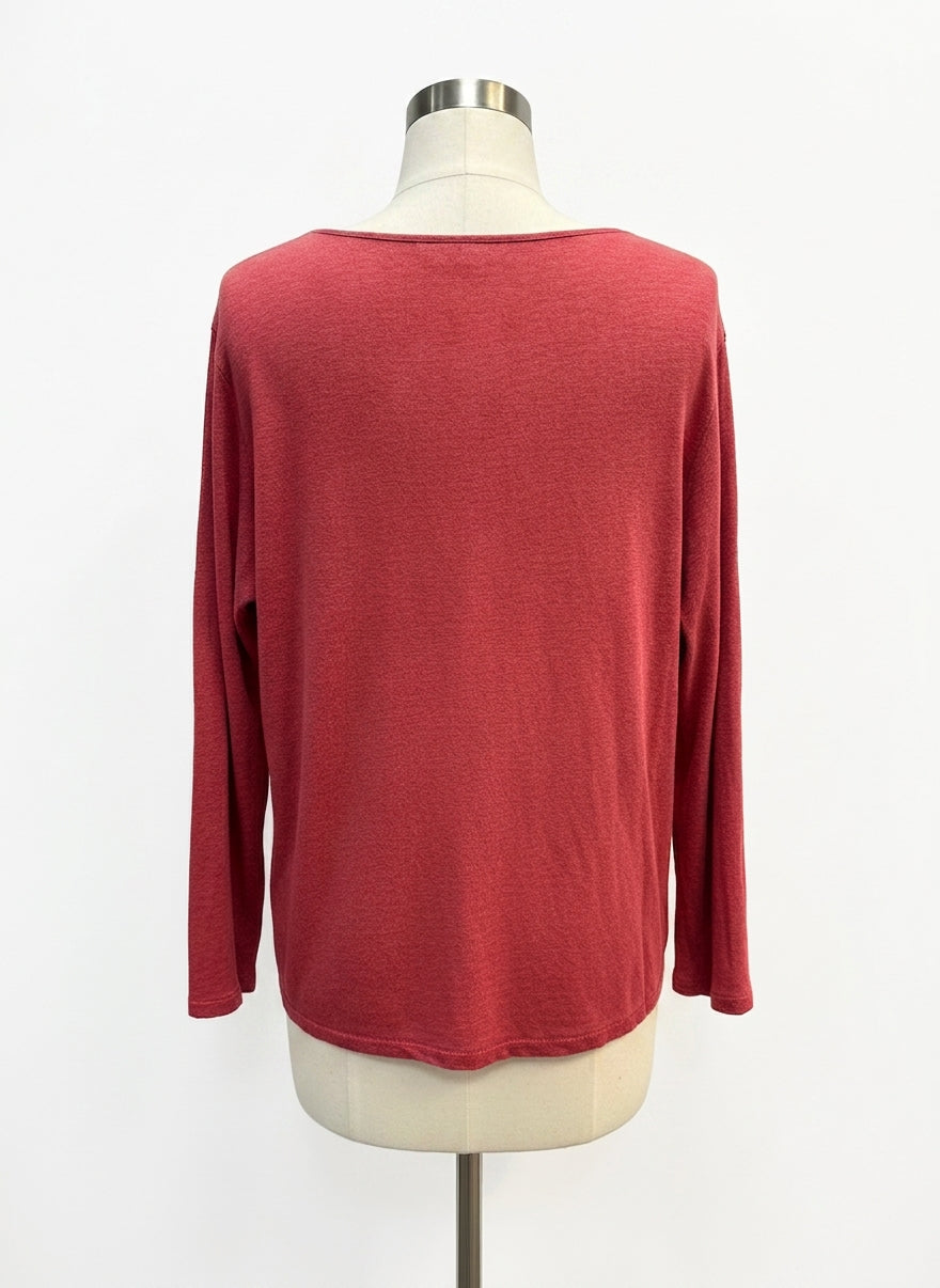 Garnet Hill · Shirt · Medium · Rouge