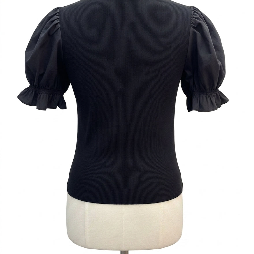 Bailey44 · Balloon Sleeve · Medium · Black