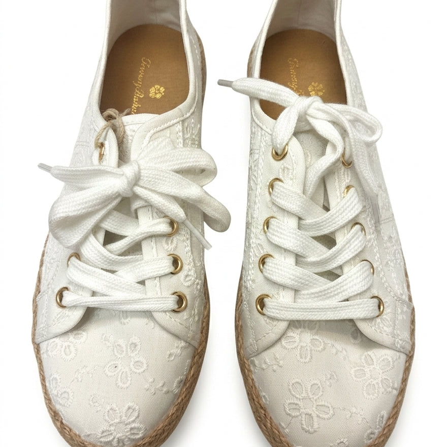 Tommy Bahama · Galana eyelet lace · 7.25 · White