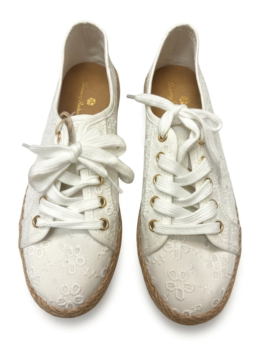 Tommy Bahama · Galana eyelet lace · 7.25 · White