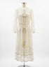 Anthropologie · Blue Tassel · Small · Ivory
