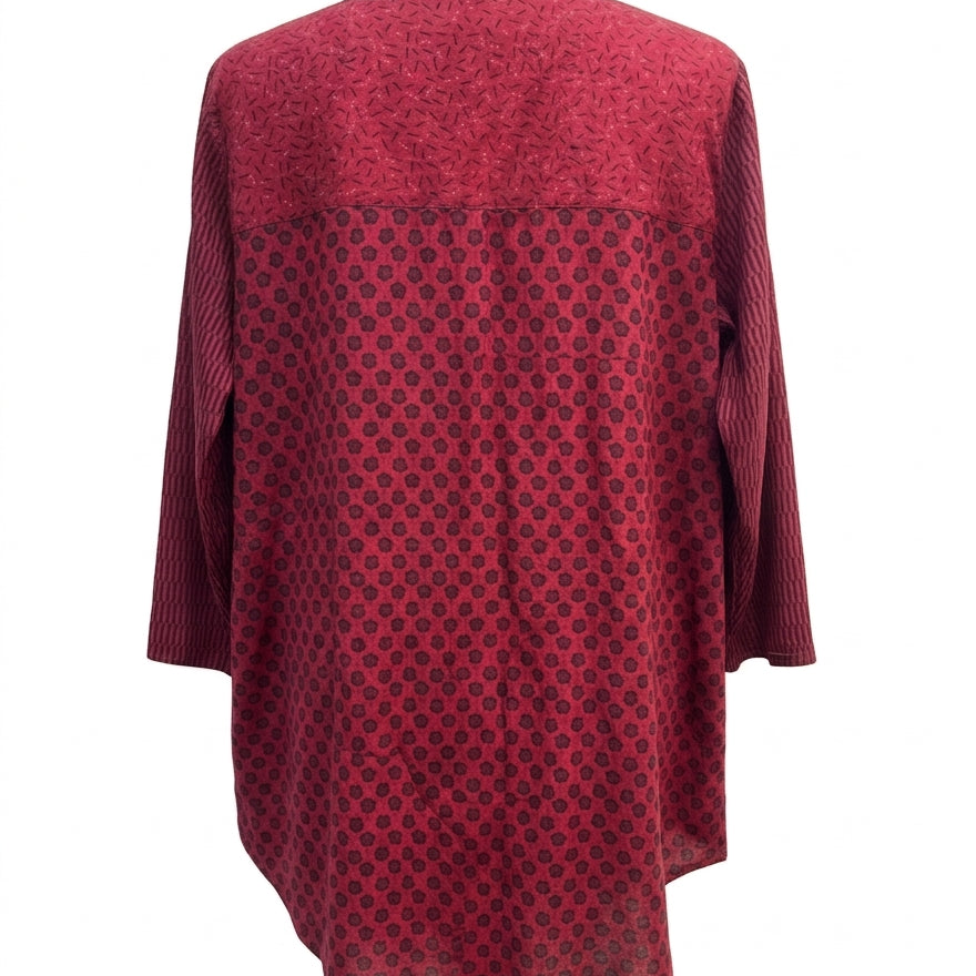 Gudrun Sjödén · Floral print · Medium · BurgNavy