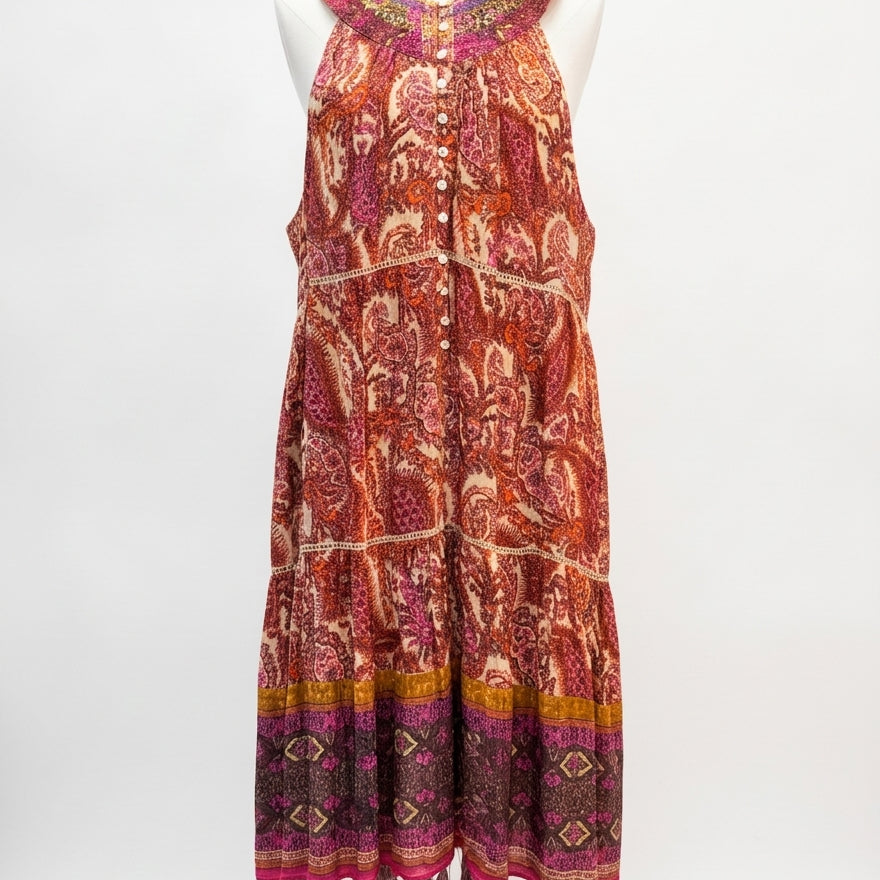 Sundance · Boho Chic Dress · XLarge · RustCream