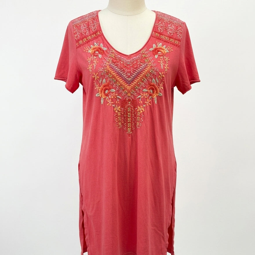 Johnny Was · PinkMulti Embroidered · Medium · PinkMulti