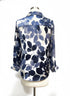 Maison d'Amelie · Long Sleeve Shirt · Small · Navy/White
