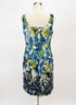 Nine West · Sleeveless Dress · 12 · BlueLime Floral Print