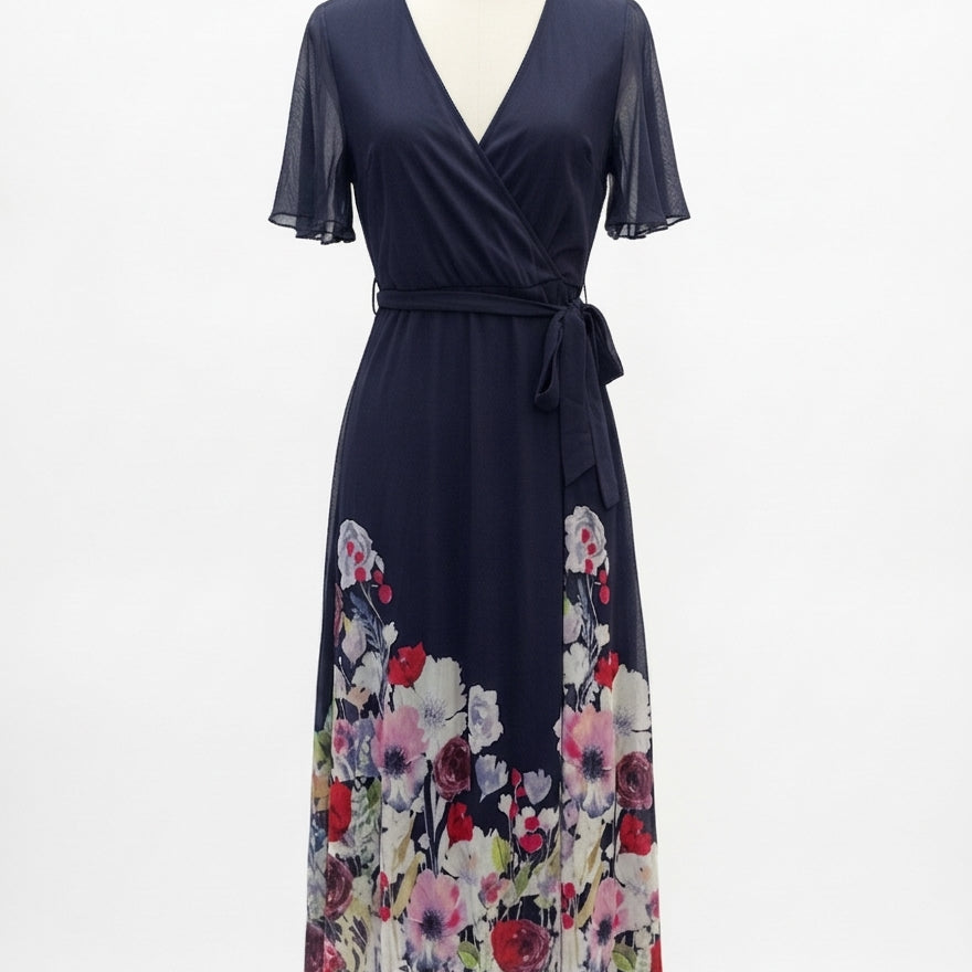Yumi · Maxi Dress · Large · Navy