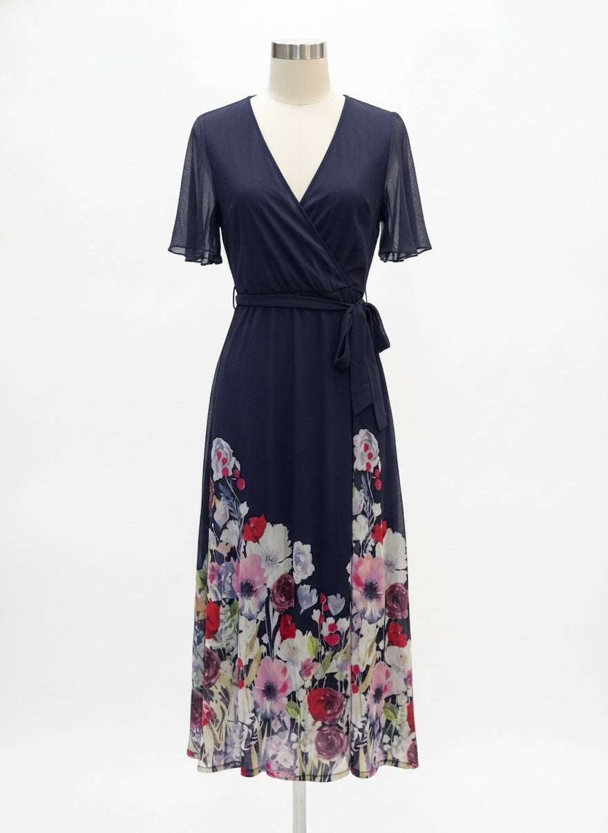 Yumi · Maxi Dress · Large · Navy