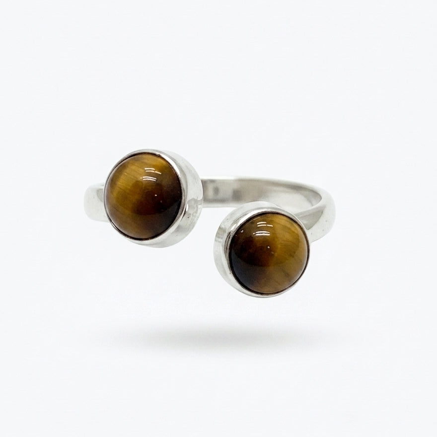 .925 Tiger's Eye Ring · Jewelry · 9.5 · Brown