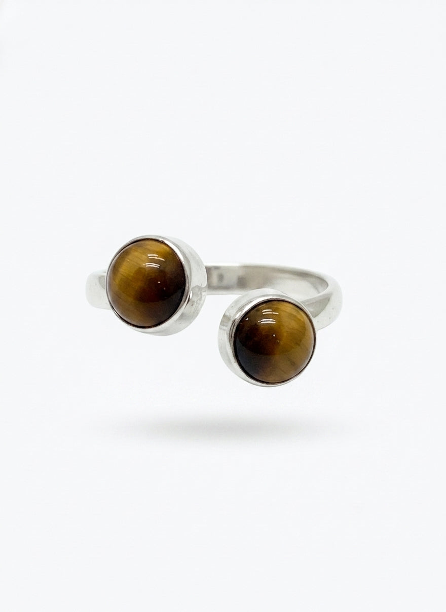 .925 Tiger's Eye Ring · Jewelry · 9.5 · Brown