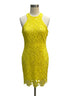 Pink Lily · Lace Dress · Medium · Yellow
