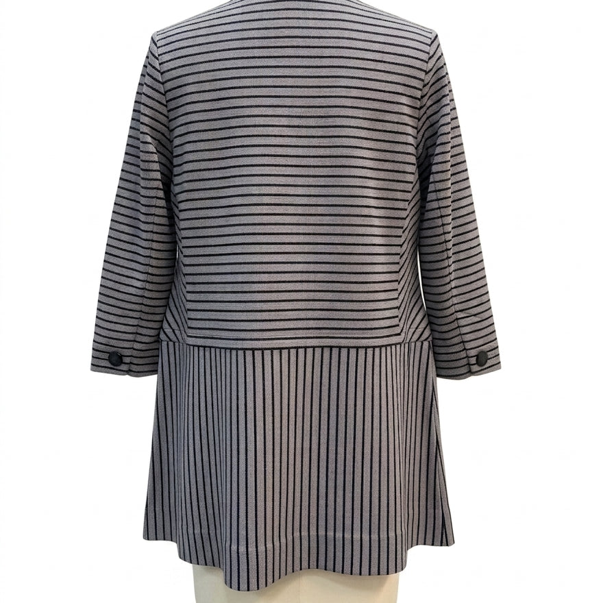 CAbi · New Dappled Stripe · Medium · GrayBlk
