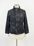 JMCollection · Crinkle Zip Up · Large · BlackGray