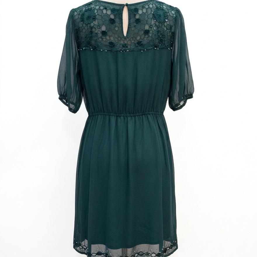 Anthropologie · Blue Tassel · Medium · Emerald