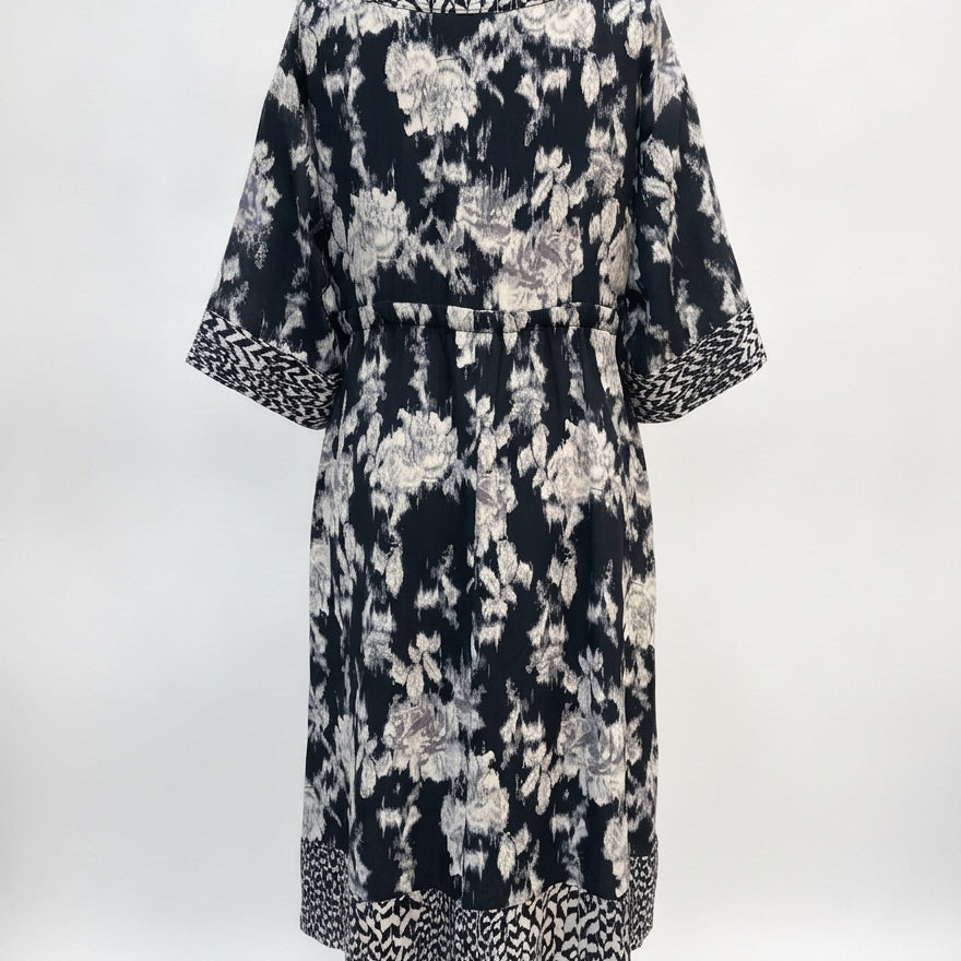 Natori · Dress · Large · Black/White Floral Print
