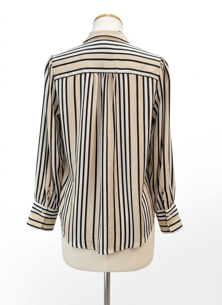 Banana Republic · CreamBlk Striped · XSmall · Cream, Black Striped
