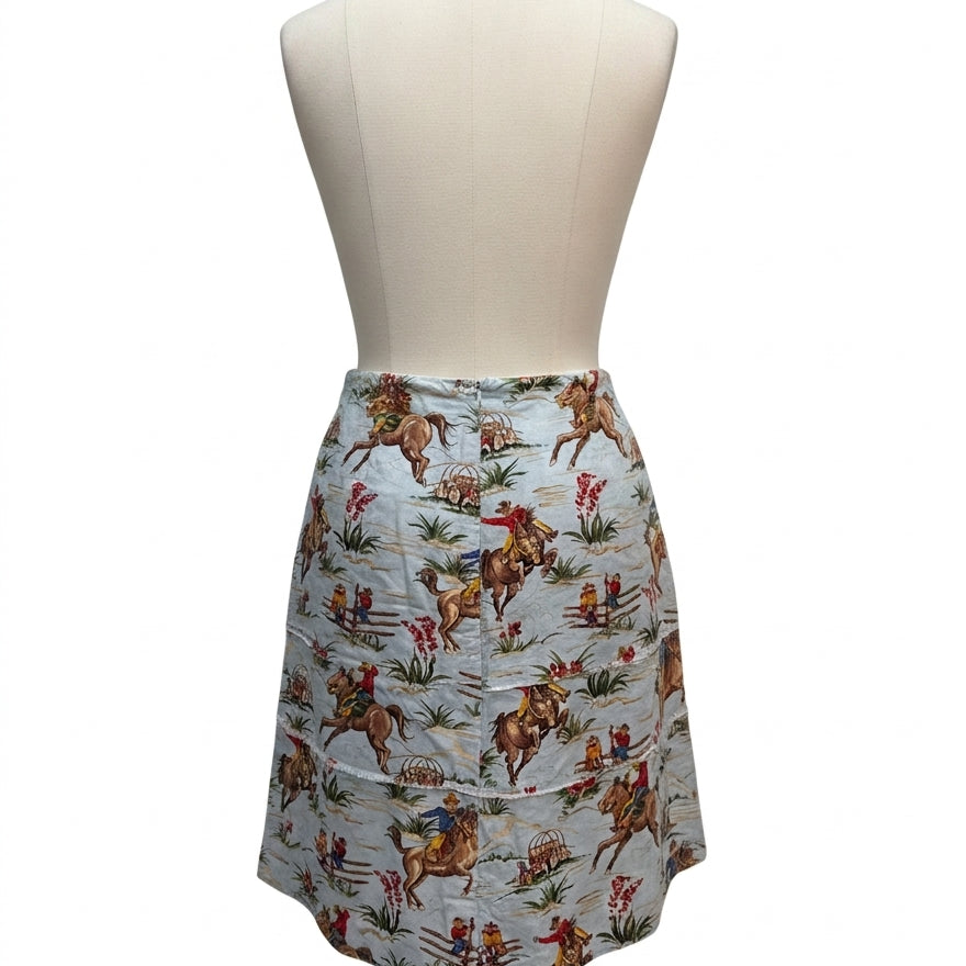 Hand Made · Skirt · 14 · BlueBrown