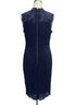 Bardot · Bardot Lace Panel Cotton Blend Dress · 8 · Navy
