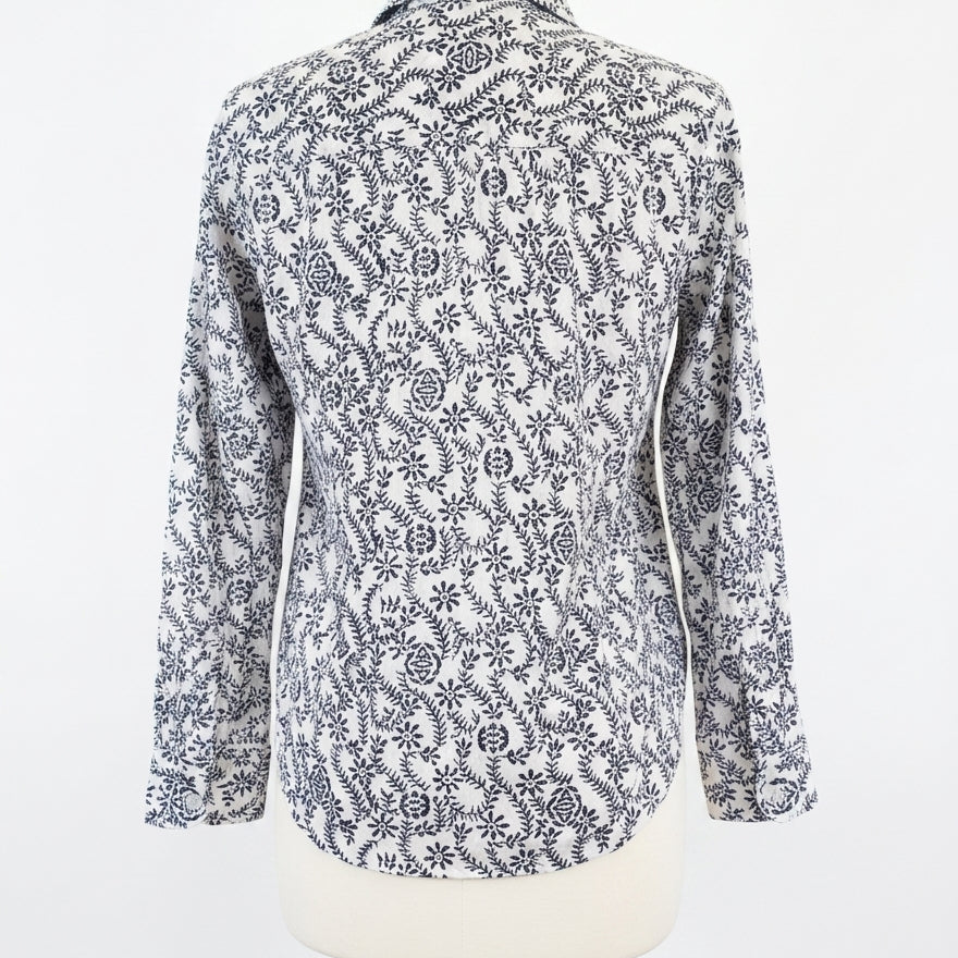 J Crew · Shirt · Large · NavyWhite