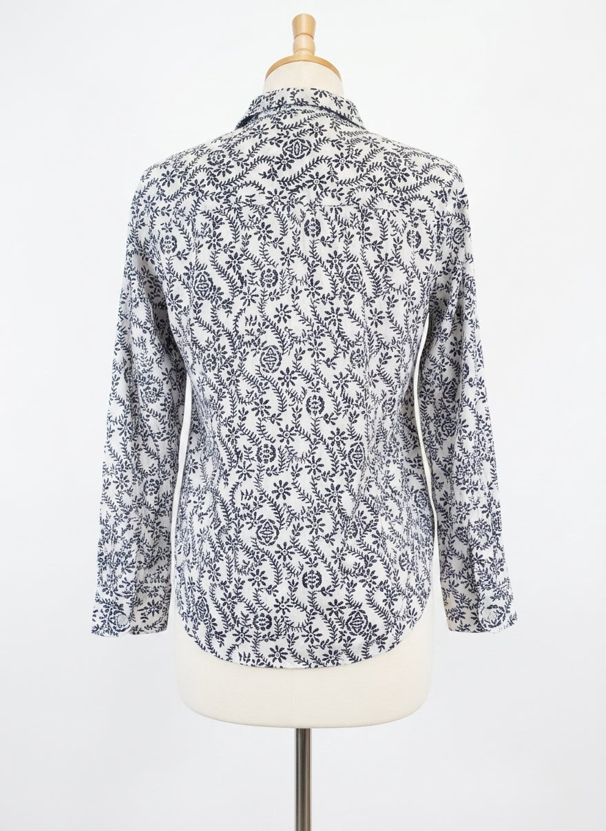J Crew · Shirt · Large · NavyWhite