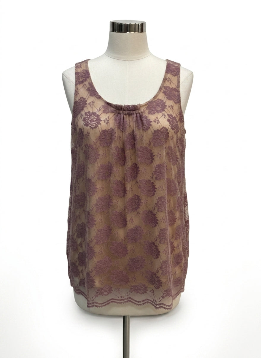 CAbi · Intrigue Tank Top · Small · Lilac