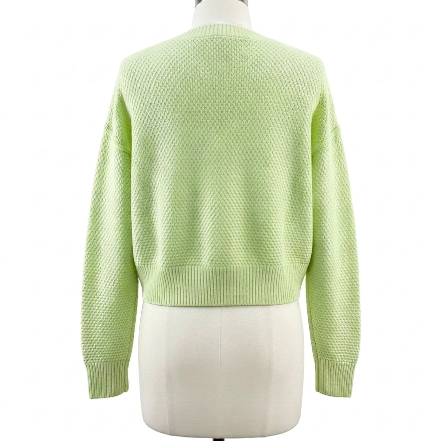 JessicaSimpson · Button Up Cardigan · Medium · BrightGreen